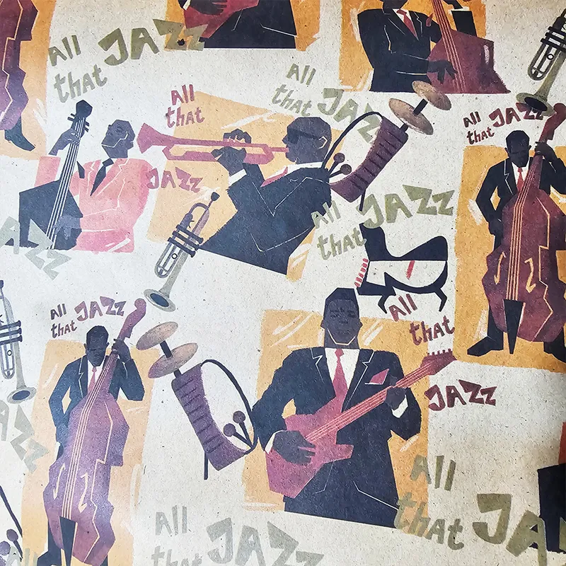 کاغذ کادو طرح Jazz