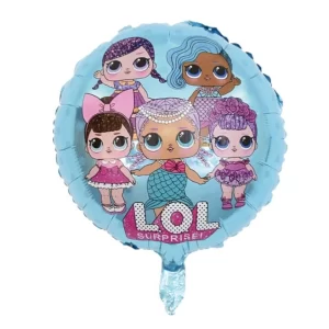 بادکنک فویلی گرد طرح LOL