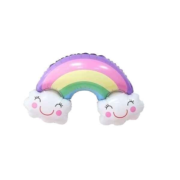 بادکنک فویلی مدل رنگین کمان کد RainbowB1