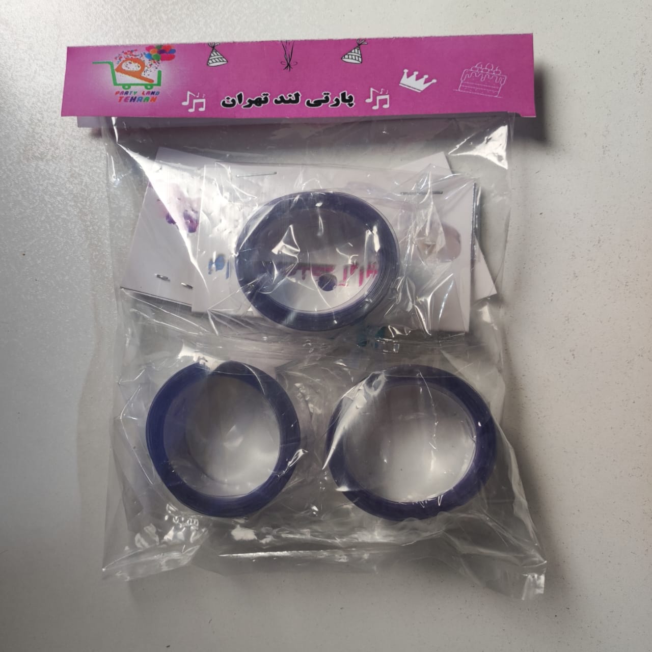 چسب بادکنک پارتی لند تهران کد 6015 مجموعه سه عددی