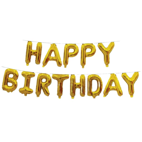 بادکنک فویلی طرح Happy Birthday مدل pe50 مجموعه 13 عددی