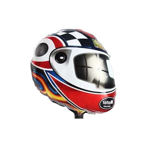 بادکنک فویلی مدل کلاه کاسکت کد helmetB
