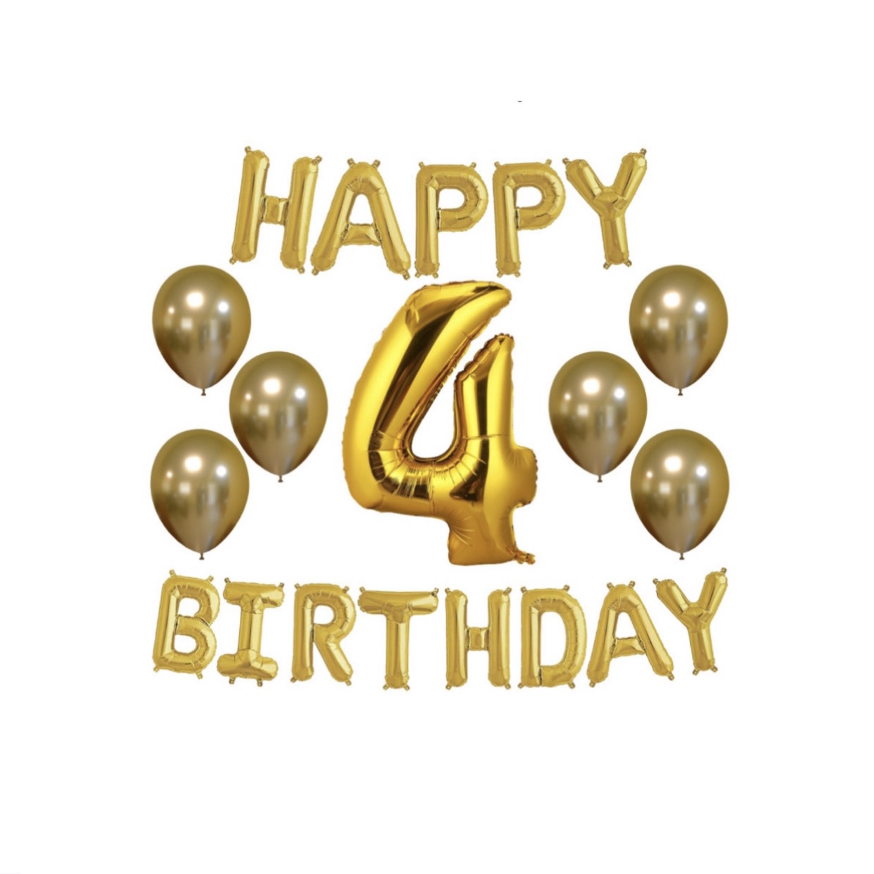 پک بادکنک آرایی پارتی لند تهران مدل happy birthday کد 3104 مجموعه 20 عددی