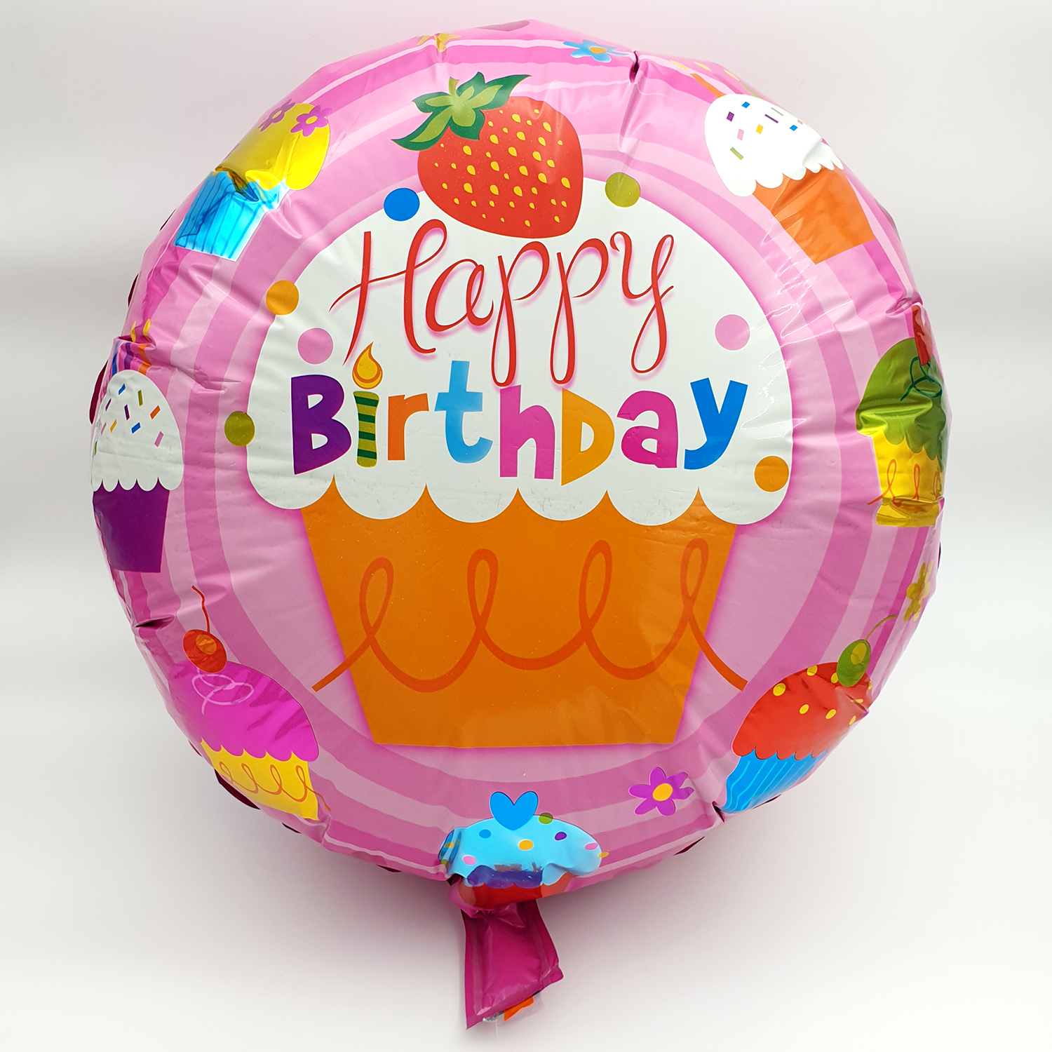 بادکنک فویلی مدل Happy Birthday طرح شمع