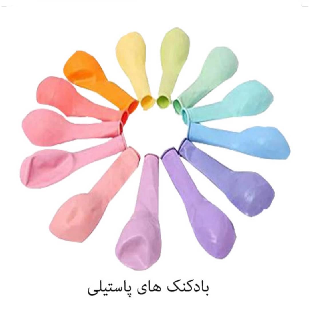 بادکنک پارتی لند تهران مدل پاستیلی کد 5016 بسته 10 عددی