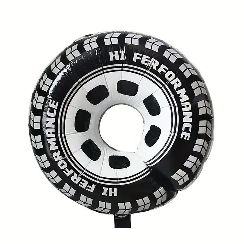 بادکنک فویلی سورتک طرح لاستیک ماشین کد ST0649