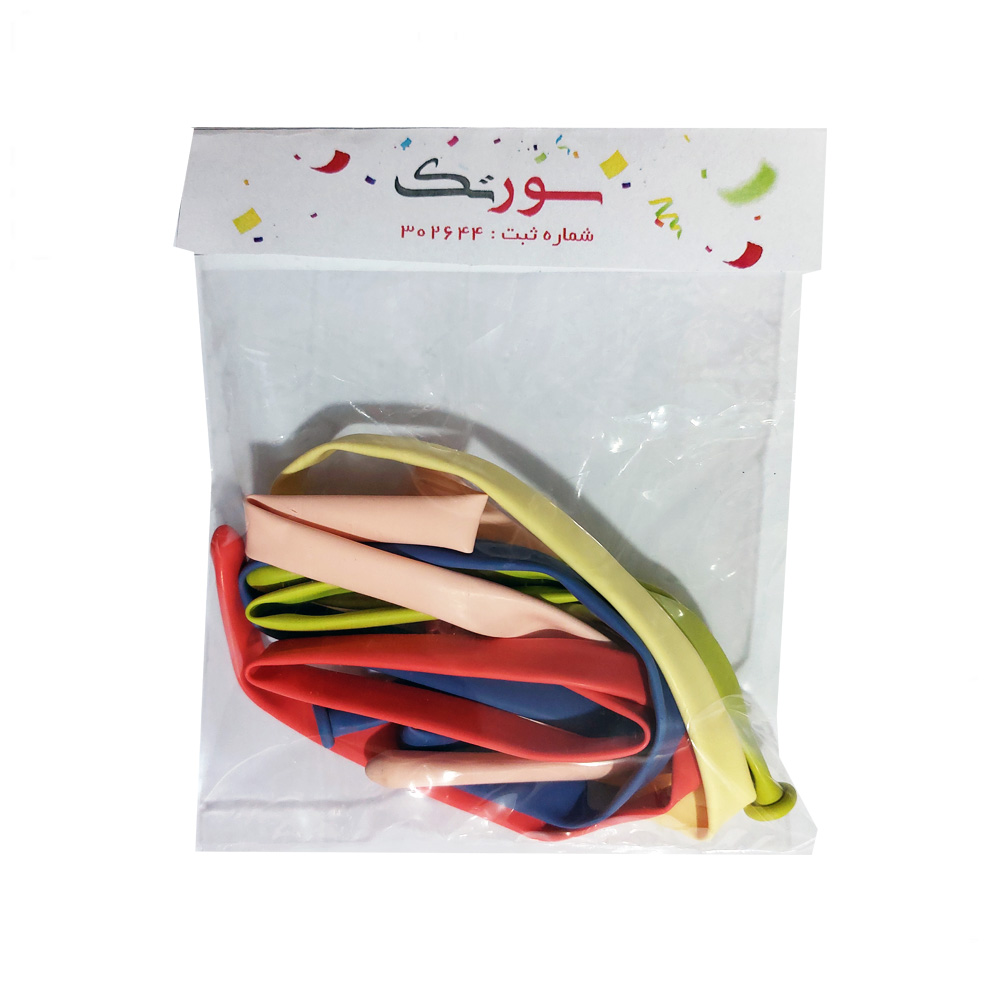 بادکنک ماری سورتک مدل پاستیلی پلاس کد STM33 بسته 20 عددی