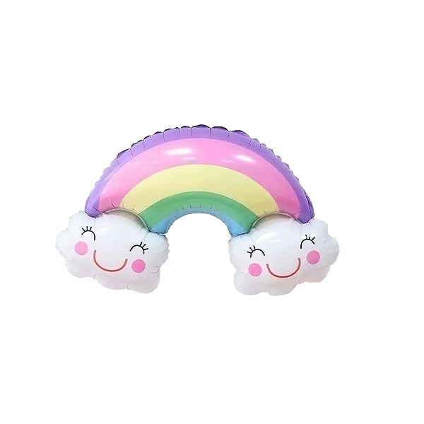 بادکنک فویلی مدل رنگین کمان کد RainbowB1