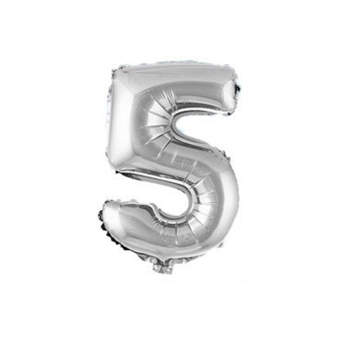 بادکنک فویلی مدل Five سایز 32 اینچ سایز 150