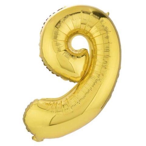 بادکنک فویلی مدل Nine سایز 150