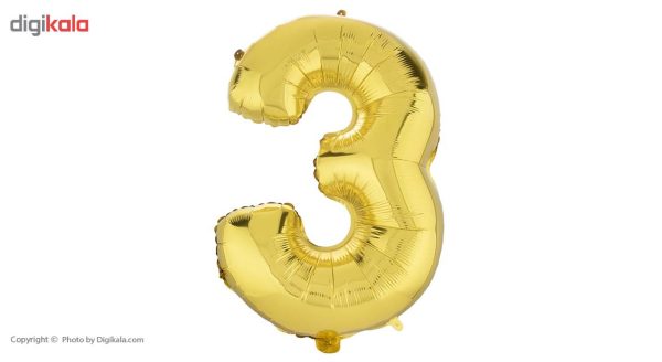 بادکنک فویلی مدل Three