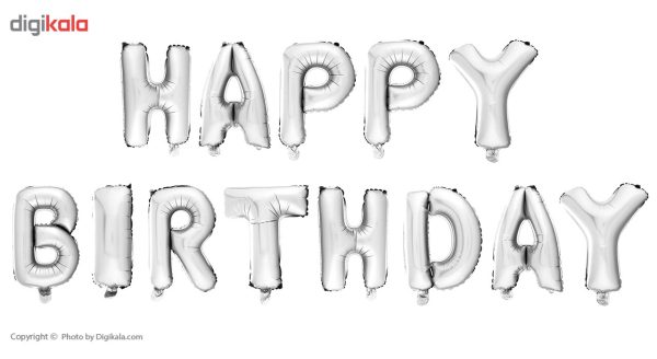 بادکنک فویلی مدل Happy Birthday