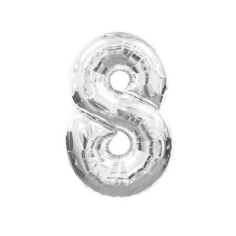 بادکنک فویلی مدل عدد 8 کد KP-59