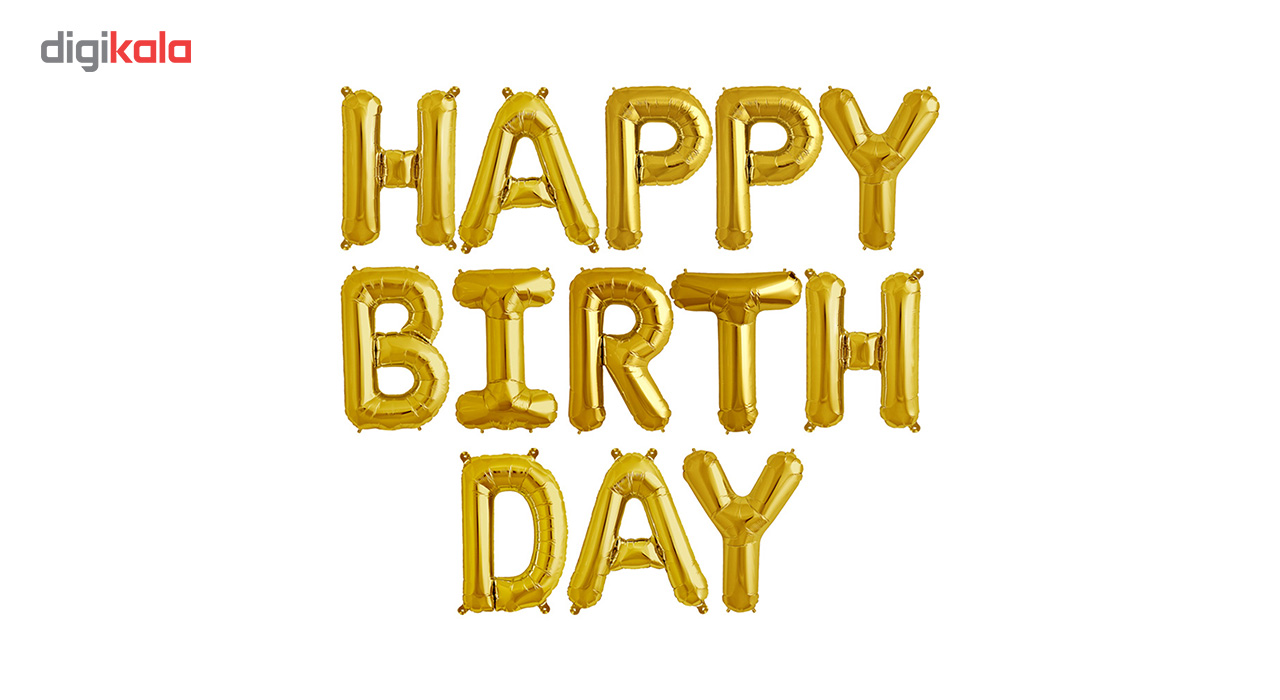 بادکنک فویلی مدل Happy Birth Day سایز 120
