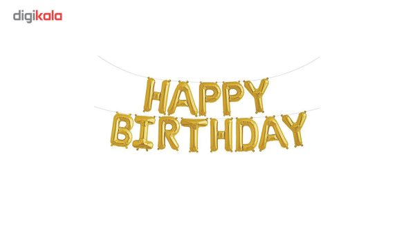 بادکنک فویلی مدل Happy Birth Day سایز 120