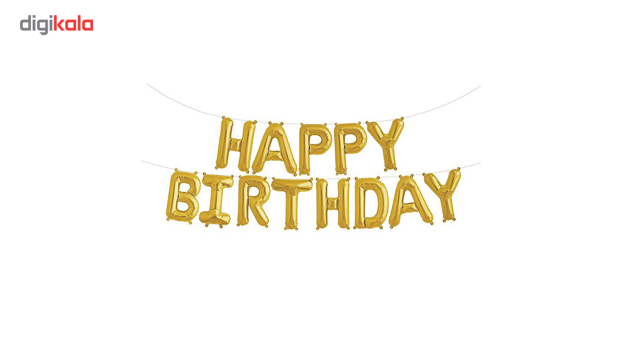 بادکنک فویلی مدل Happy Birth Day سایز 120