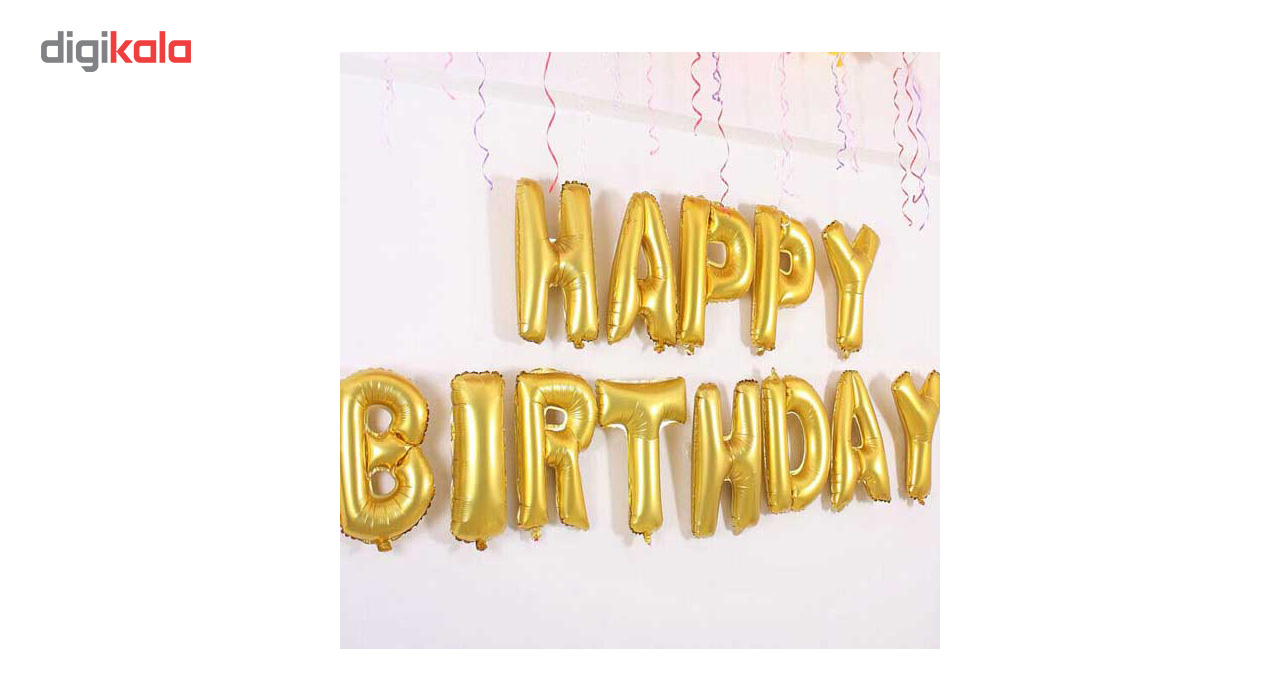 بادکنک فویلی مدل Happy Birth Day سایز 120