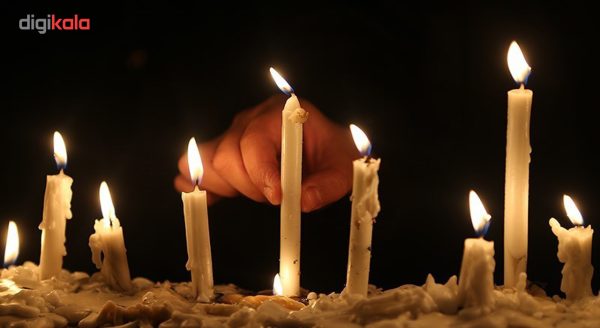 شمع مدل قلمی بسته 6 عددی