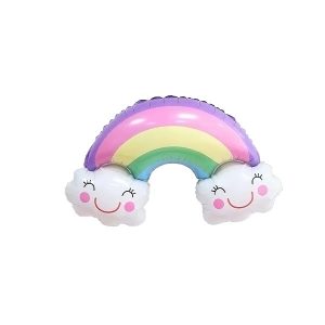 بادکنک فویلی مدل رنگین کمان کد RainbowB1