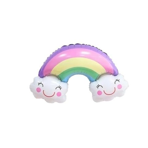 بادکنک فویلی مدل رنگین کمان کد RainbowB1