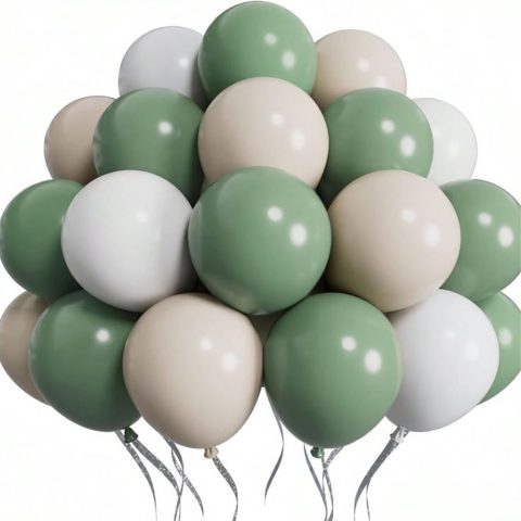 بادکنک مدل پاستلی کد KP-LC-02 بسته 20 عددی