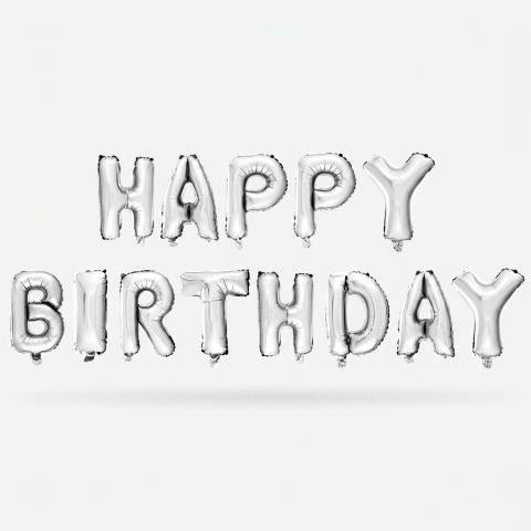 بادکنک فویلی مدل Happy Birthday