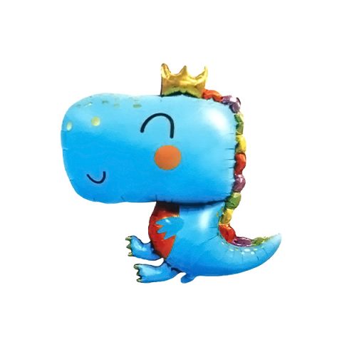 بادکنک فویلی مدل دایناسور تاج دار کد dinosaurB1