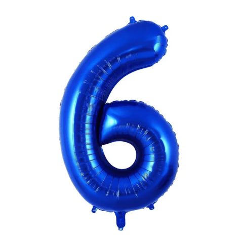 بادکنک فویلی مدل عدد 6 کد KP-07