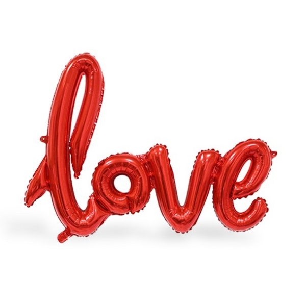 بادکنک فویلی طرح Love کد ۰۱