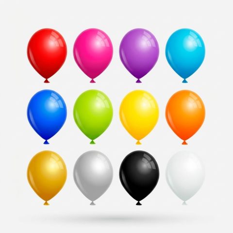 بادکنک مدل ساده بسته 10 عددی