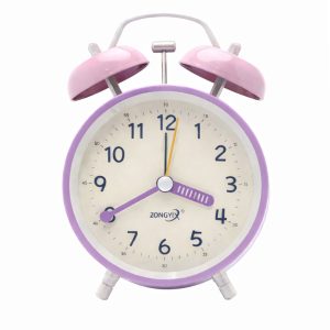 ساعت رومیزی عقربه‌ای مدل Lavender Bell کد KP-247