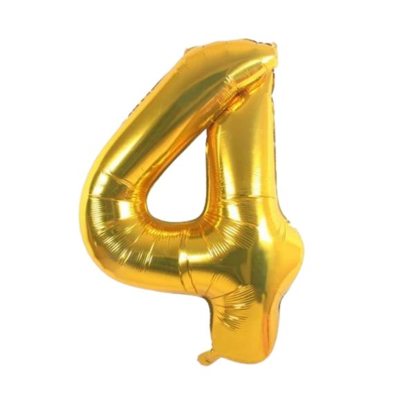 بادکنک فویلی مدل عدد 4 کد KP-45