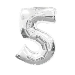 بادکنک فویلی مدل عدد 5 کد KP-56