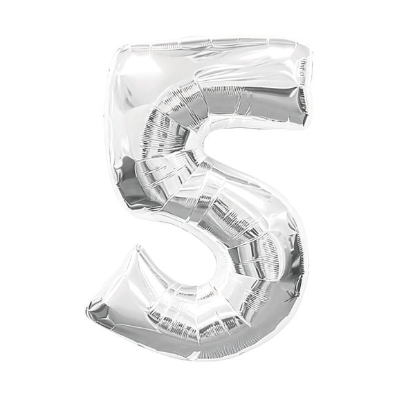 بادکنک فویلی مدل عدد 5 کد KP-56