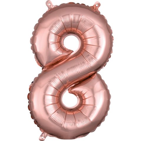 بادکنک فویلی مدل عدد 8 کد KP-19