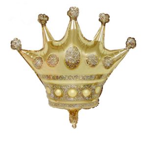 بادکنک فویلی سورتک طرح تاج کد T 74