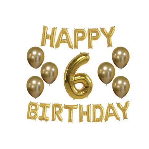 پک بادکنک آرایی پارتی لند تهران مدل happy birthday کد 3105 مجموعه 20 عددی