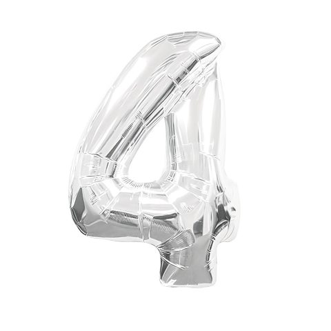 بادکنک فویلی مدل عدد 4 کد KP-55