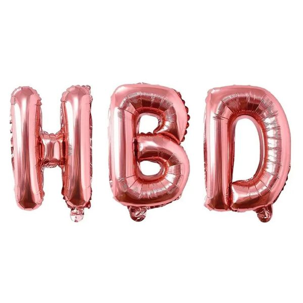 بادکنک فویلی طرح 32 اینچ HBD کد DB32