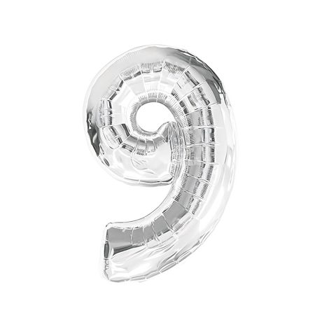بادکنک فویلی مدل عدد 9 کد KP-60