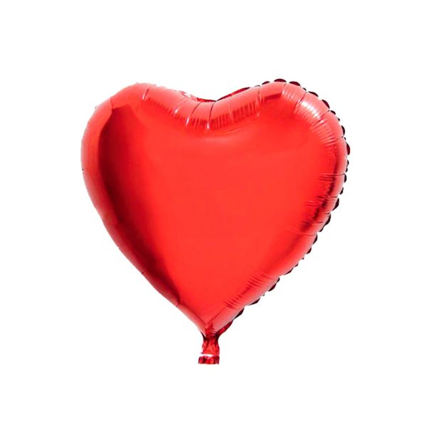 بادکنک فویلی مدل قلب کد NH  بسته 5 عددی