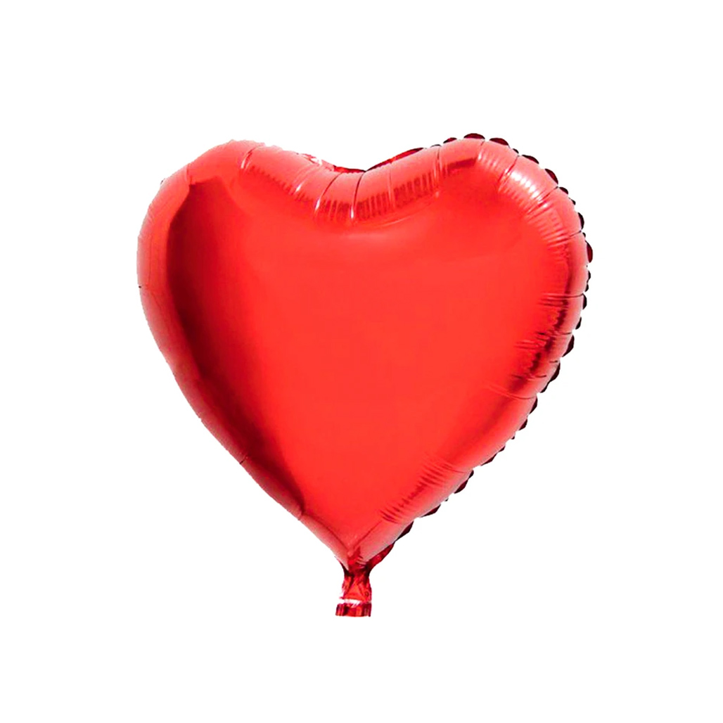 بادکنک فویلی مدل قلب کد NH بسته 5 عددی