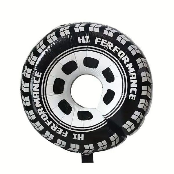 بادکنک فویلی سورتک طرح لاستیک ماشین کد ST0649