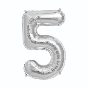 بادکنک فویلی مدل عدد 5