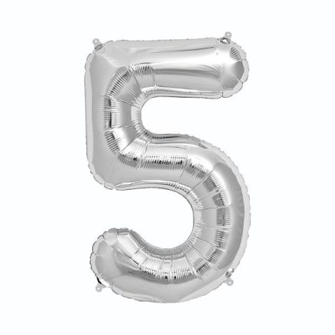 بادکنک فویلی مدل عدد 5