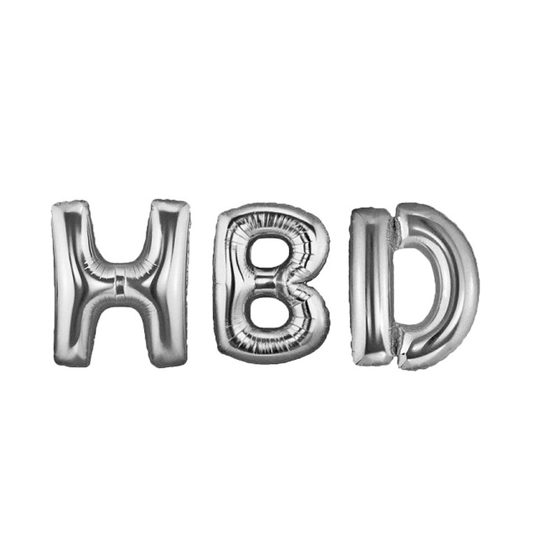 بادکنک فویلی سورتک مدل HBD کد ST0563 بسته 3 عددی