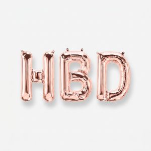 بادکنک فویلی سورتک مدل HBD پلاس کد STF1019 بسته 3 عددی