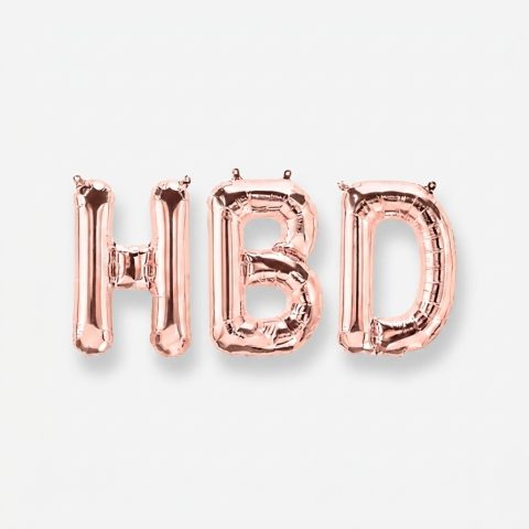 بادکنک فویلی سورتک مدل HBD پلاس کد STF1019 بسته 3 عددی