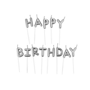 شمع تولد پارتی لند تهران طرح happy birthday کد 3116 مجموعه 13 عددی