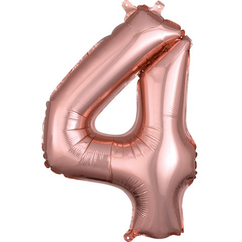 بادکنک فویلی مدل عدد 4 کد KP-15